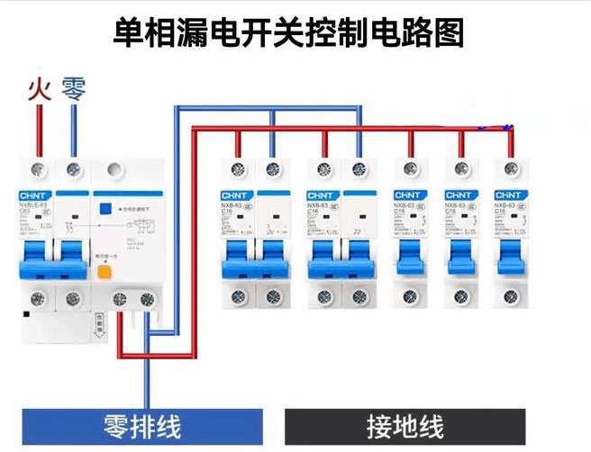 三相四線制電路中可以使用單相漏電保護器嗎？